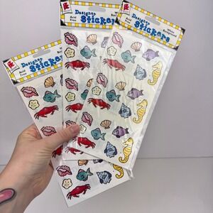 Provo Craft Beach Ocean Nautical Fish Shell Seahorse Crab Acid Free Stickers